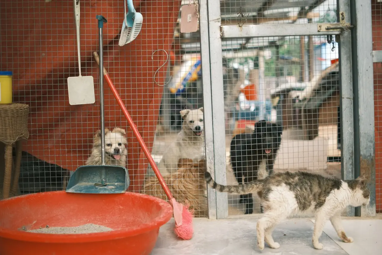 Un chien et un chat accompagnés par Animae Studio